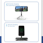 15W Wireless Charging Station Stand