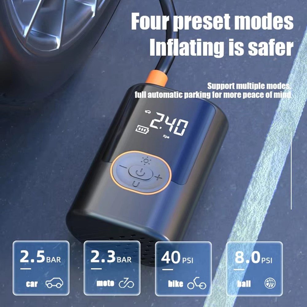 Portable Wireless Tire Inflator Pump
