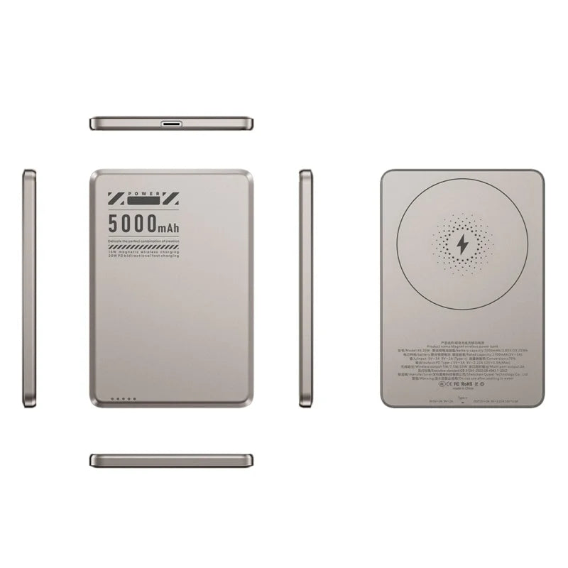 X6 Magnetic Wireless Power Bank